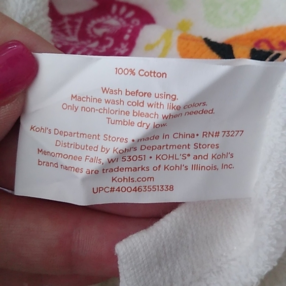 Celebrate Together Halloween Cotton Towels Sugar Skulls, Set of 4 - Picture 8 of 12